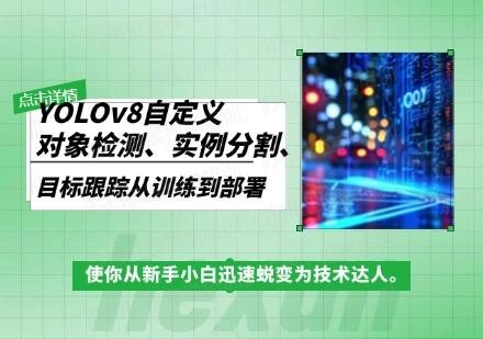 YOLOv8自定义对象检测、实例分割、目标跟踪从训练到部署